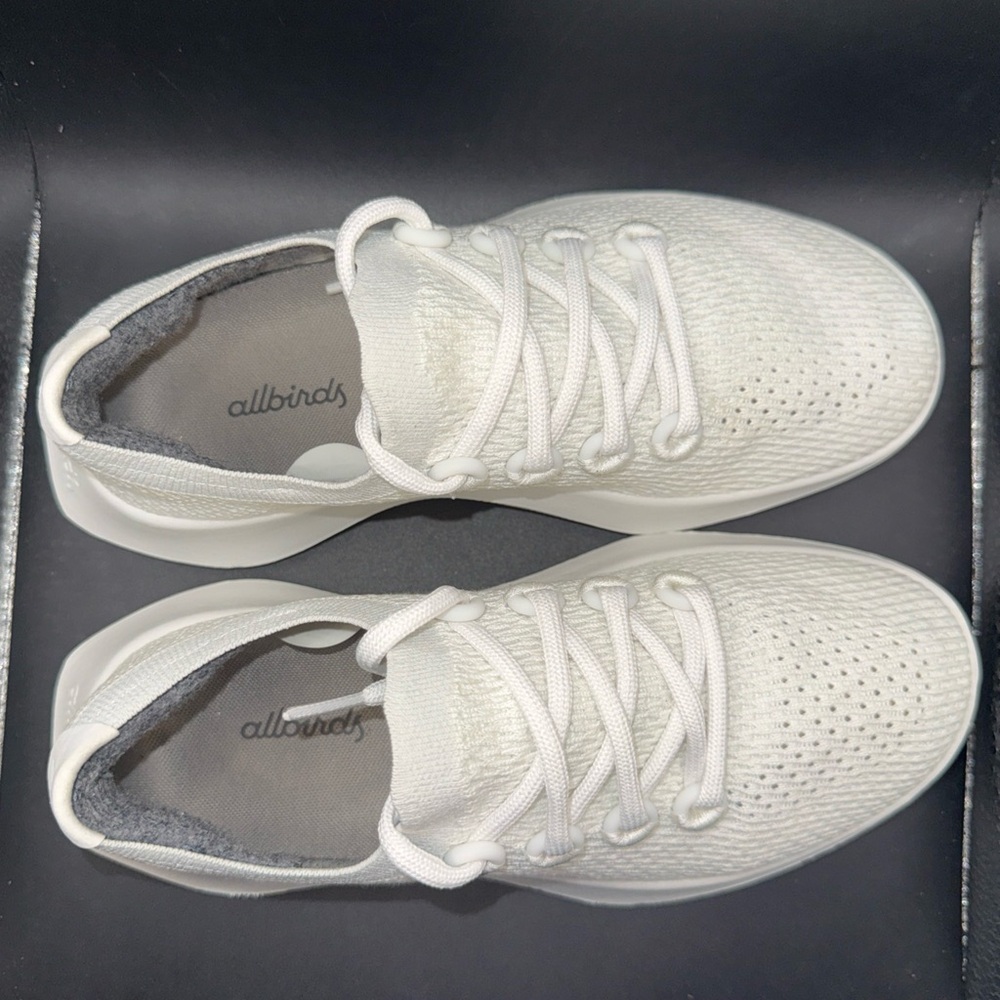 Size 6 - Allbirds White Dasher 2 Triple White, 0420RM1, Very Clean, No Box, Good - Picture 6 of 10